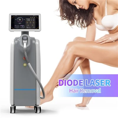 755 808 1064 เครื่องกำจัดขนด้วยเลเซอร์ Diode Laser อุปกรณ์กำจัดขน
