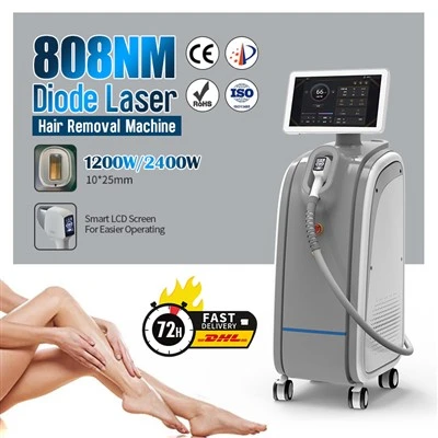 เครื่องกำจัดขนด้วยเลเซอร์ไดโอด 808nm และเครื่องฟื้นฟูผิว