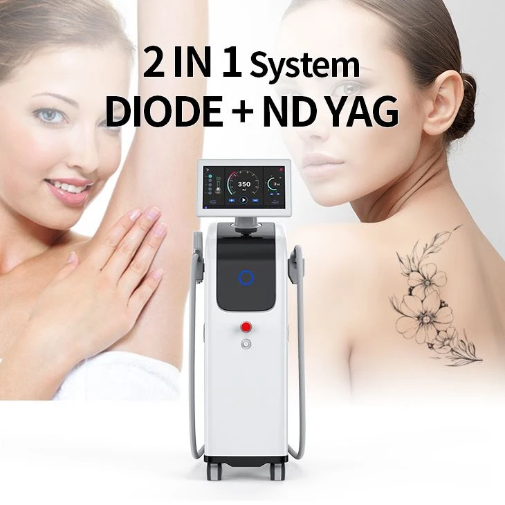 2 in 1 diode laser nd yag machine